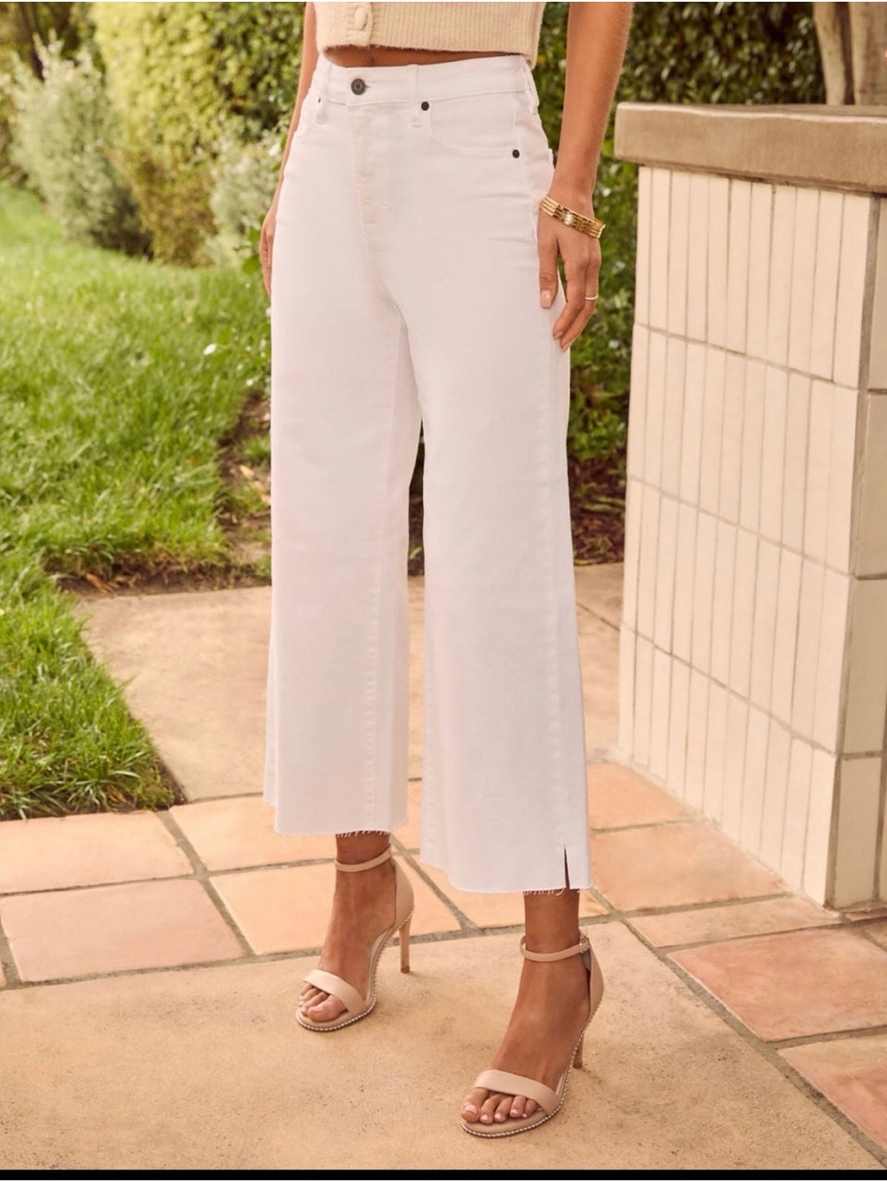 Vici x Hidden - Nori - High Rise Cropped Wide Leg Jeans - Picture 3 of 12